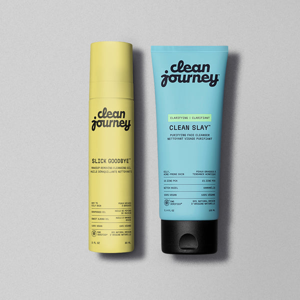 Double Cleansing Routine - Naturally Derived | cleanjourney™